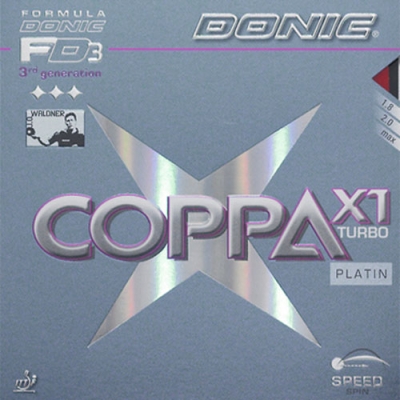 Donic Belag Coppa X1 Turbo Platin