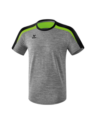 ERIMA Liga 2.0 T-Shirt grau melange/schwarz/green gecko