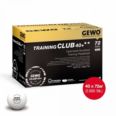 GEWO Ball Training Club 40+ ** 40x 72er Karton