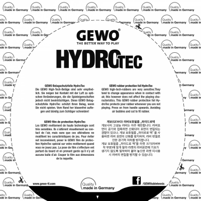 GEWO Set 10x HydroTec Tensor Belagschutzfolie