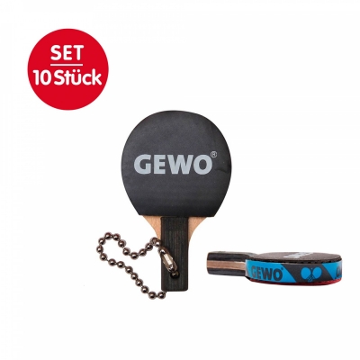 GEWO Set 10x Schlüsselanhänger