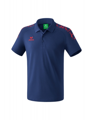 ERIMA Graffic 5-C Polo-Shirt new navy/rot (Sonderposten)