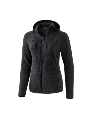 ERIMA Damen Fleecejacke schwarz melange