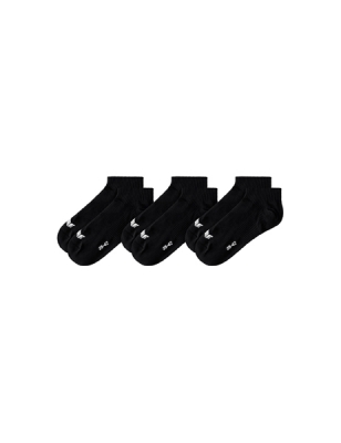 ERIMA 3-Pack Füßlinge schwarz