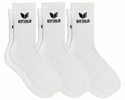 ERIMA Socke Dreierpack weiss (Sonderposten)