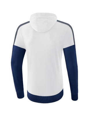 ERIMA Squad Kapuzensweat weiß/new navy/slate grey