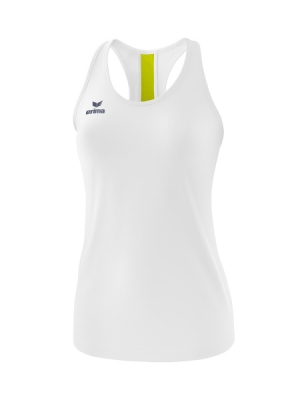 ERIMA Damen Squad Tanktop weiß/slate grey/bio lime