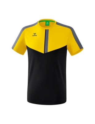 ERIMA Squad T-Shirt gelb/schwarz/slate grey