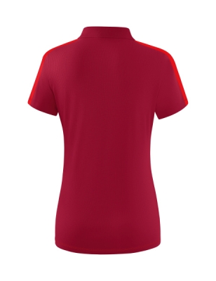 ERIMA Damen Squad Poloshirt bordeaux/rot