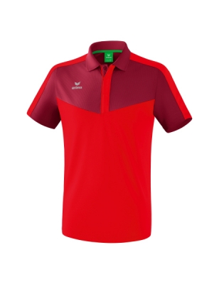 ERIMA Squad Poloshirt bordeaux/rot