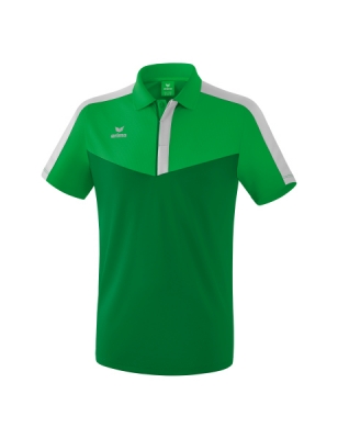 ERIMA Squad Poloshirt fern green/smaragd/silver grey