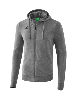 ERIMA Kapuzensweatjacke grau melange