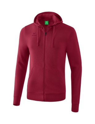 ERIMA Kapuzensweatjacke bordeaux