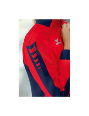 ERIMA Damen Six Wings Präsentationsjacke new navy/rot