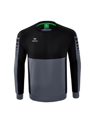 ERIMA Six Wings Sweatshirt slate grey/schwarz