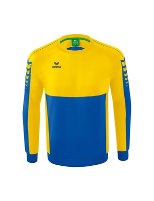 ERIMA Six Wings Sweatshirt new royal/gelb