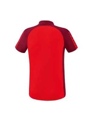 ERIMA Six Wings Poloshirt rot/bordeaux