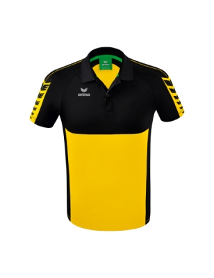 ERIMA Six Wings Poloshirt gelb/schwarz