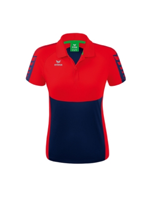 ERIMA Damen Six Wings Poloshirt new navy/rot