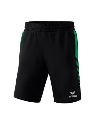 ERIMA Six Wings Worker Shorts schwarz/smaragd