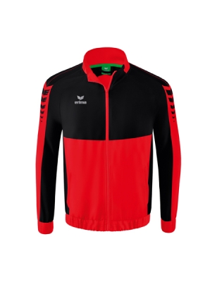 ERIMA Six Wings Präsentationsjacke rot/schwarz