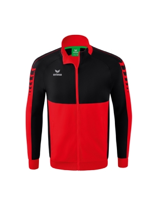 ERIMA Six Wings Worker Jacke rot/schwarz