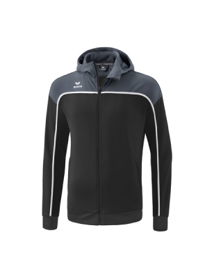 ERIMA CHANGE by erima Trainingsjacke mit Kapuze black grey/slate grey/weiß