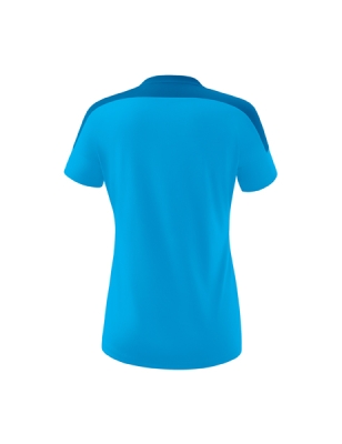 ERIMA Damen CHANGE by erima T-Shirt curacao/mykonos/weiß