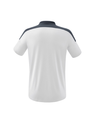 ERIMA CHANGE by erima Poloshirt weiß/slate grey/schwarz