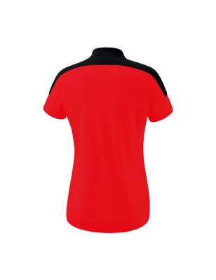 ERIMA Damen CHANGE by erima Poloshirt rot/schwarz/weiß