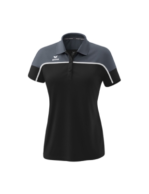 ERIMA Damen CHANGE by erima Poloshirt black grey/slate grey/weiß