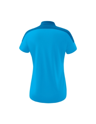 ERIMA Damen CHANGE by erima Poloshirt curacao/mykonos/weiß