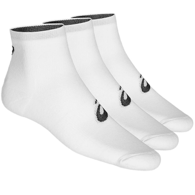 ASICS Socke QUARTER 3 Paar in weiß