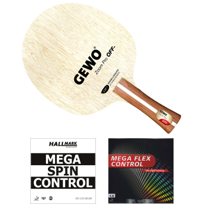 GEWO Schläger: Blade Zoom Pro mit HALLMARK Mega Spin Control + Mega Flex Control