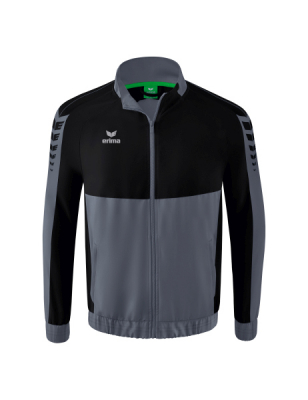 ERIMA Six Wings Präsentationsjacke slate grey/schwarz (Sonderposten)