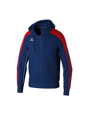 ERIMA EVO STAR Trainingsjacke mit Kapuze new navy/rot