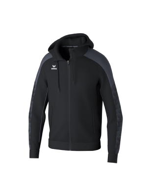 ERIMA EVO STAR Trainingsjacke mit Kapuze schwarz/slate grey