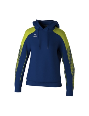 ERIMA Damen EVO STAR Kapuzensweat new navy/lime