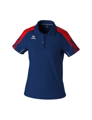 ERIMA Damen EVO STAR Poloshirt new navy/rot