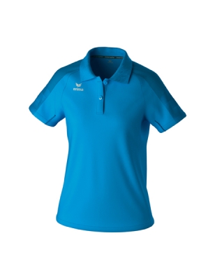 ERIMA Damen EVO STAR Poloshirt curacao/mykonos