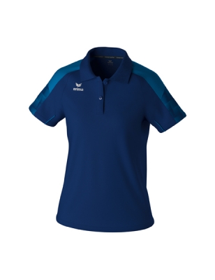 ERIMA Damen EVO STAR Poloshirt new navy/mykonos blue