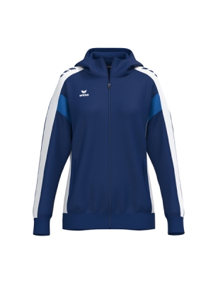 ERIMA Damen CELEBRATE 125 Training Jacket with hood new navy/weiß