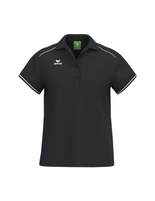 ERIMA Damen CMPT Poloshirt schwarz/weiß