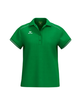 ERIMA Damen CMPT Poloshirt smaragd/weiß