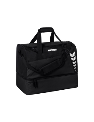 SIX WINGS Sporttasche mit Bodenfach schwarz