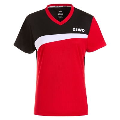 GEWO Lady Shirt Fondi III rot/schwarz