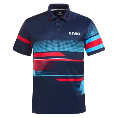 GEWO Poloshirt Sarno I navy/rot