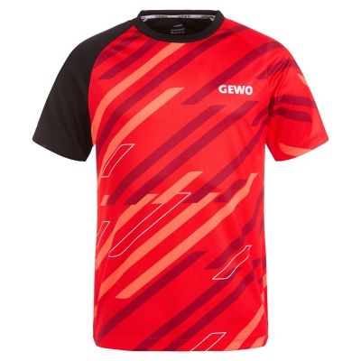 GEWO T-Shirt Ponza I rot/schwarz