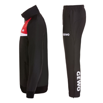 GEWO Trainingsanzug Fondi I schwarz/rot