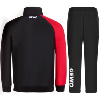 GEWO Trainingsanzug Fondi I schwarz/rot